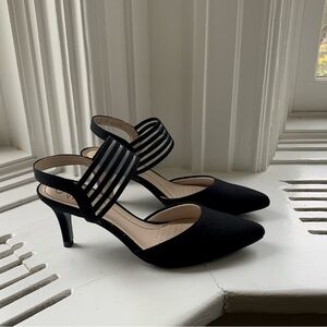 Life Stride Black High Heels NWOT